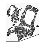 81526T3L306 - Body: Seat Frame for Honda: Accord Image