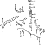 MR223628 - : Steering Knuckle for Chrysler: Sebring | Dodge: Avenger Image
