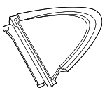 4J3845297F - : Quarter Glass for Audi: e-tron GT Image