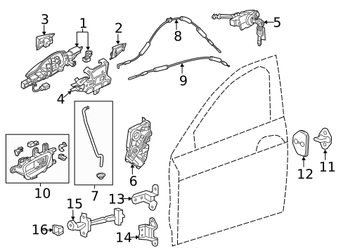 Front Door for 2016 Acura RLX #0