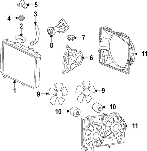 Water Pump for 2005 Cadillac STS #1