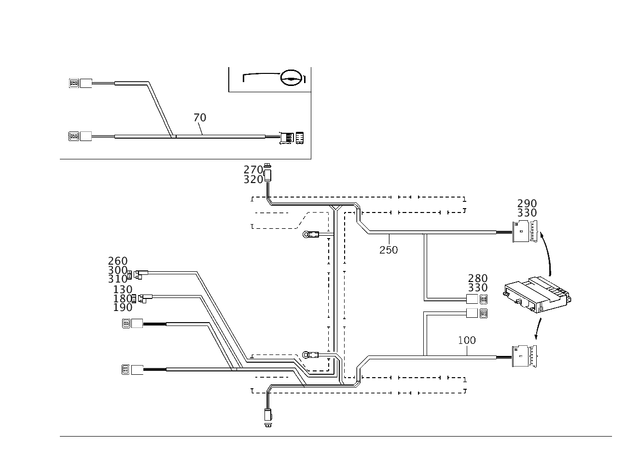 2035405908 - Electrical System: Wiring Harness for Mercedes-Benz Image image
