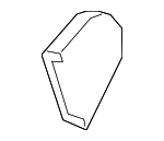 81648TZ3A11ZF - : 2016-2021 Honda Cover L Reclining (Inner) *NH836L* (Wisteria Light Gray) for Honda: Passport, Pilot, Ridgeline Image