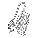81590TG7A11 - Body: Lumbar Support for Honda: Passport, Ridgeline Image
