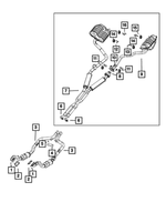 68038390AE - Exhaust: Front Pipe And Converter, Right for Mopar Image