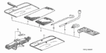 74433S3Y000 - Interior/Bumper: TAG, RR. WHEELHOUSE SKIRT for Honda Image
