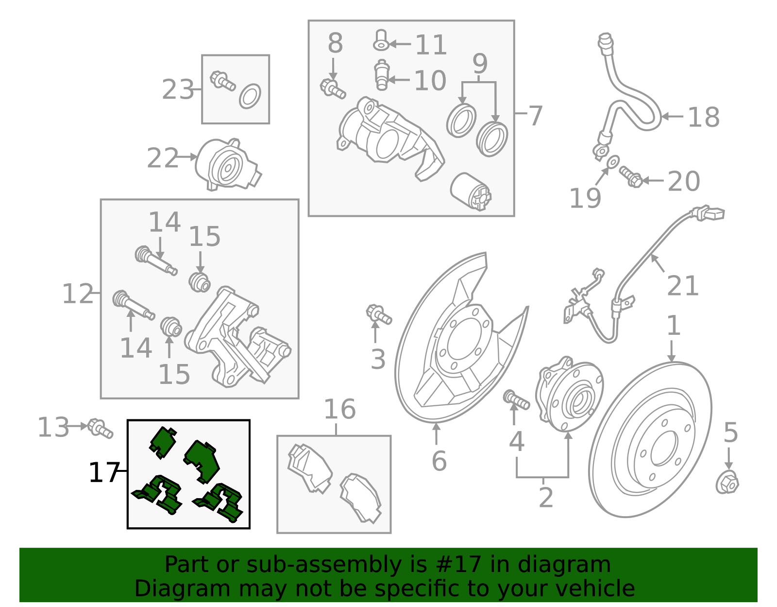 KBY6-26-49Z - 2020-2024 Mazda CX-5 - Disc Brake Anti-Rattle Clip