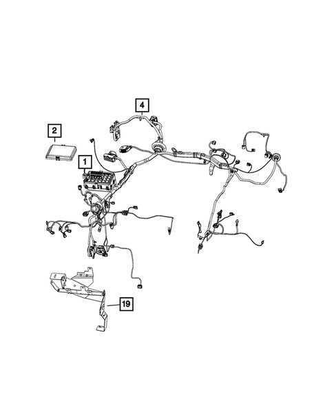 Wiring, Headlamp to Dash for 2022 Dodge Charger #0