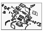 972052V001 - : HVAC Unit Case Assembly for Hyundai Image