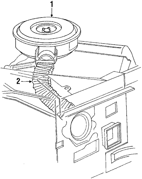 Air Inlet for 1991 Ford E-350 Econoline #0