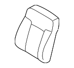 BC3Z2564416ZA - Body: Seat Back Cover for Ford: F-250 Super Duty, F-350 Super Duty, F-450 Super Duty Image