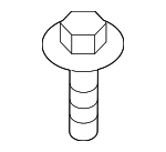 1125306207K - Body: Bumper Cover Bolt for Hyundai Image