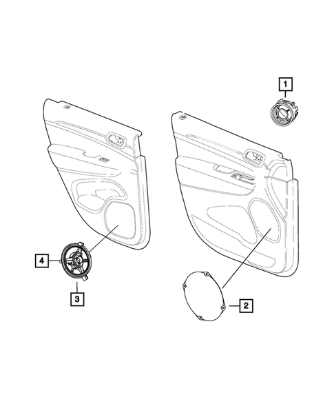 Radio, Antenna, Speakers, DVD, and Video systems for 2019 Dodge Durango #4