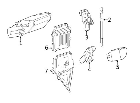 Sensors for 2012 Mercedes-Benz ML350 #0