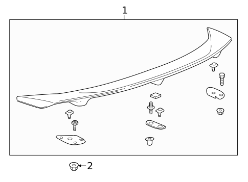 Spoiler for 2020 Chevrolet Camaro #0