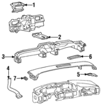 10280541 - Body: Duct for Cadillac: Fleetwood Image
