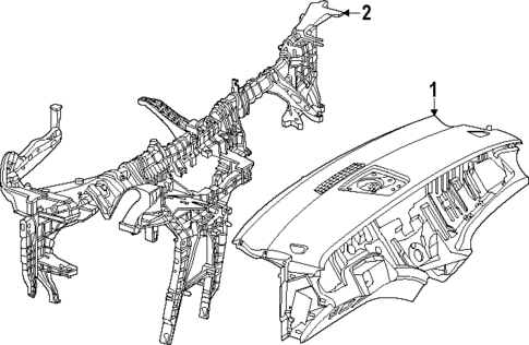 Instrument Panel for 2024 Mercedes-Benz EQS 580 SUV #0