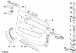 51416975783 - : Trim Cover, Switch Module, Left for BMW Image