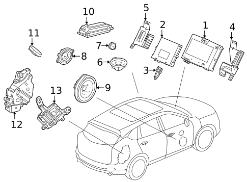 Sound System for 2025 Acura RDX #0