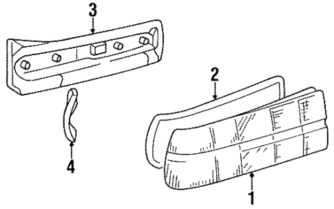 Tail Lamps for 1988 BMW M3 #0