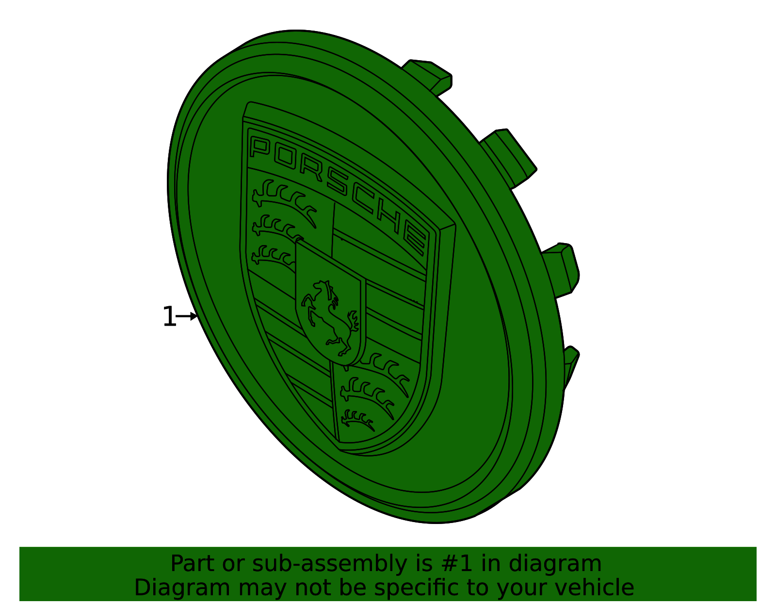 マカン　1/4 2024-2025 Porsche Macan Wheel Cap 9Y0-601-149-F | OEM Parts Online