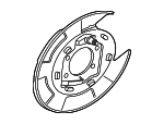 4800A026 - Brakes: Backing Plate for Mitsubishi: Lancer, Outlander Image