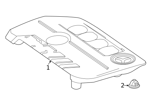 Engine Appearance Cover for 2021 Mercedes-Benz GLA250 #0