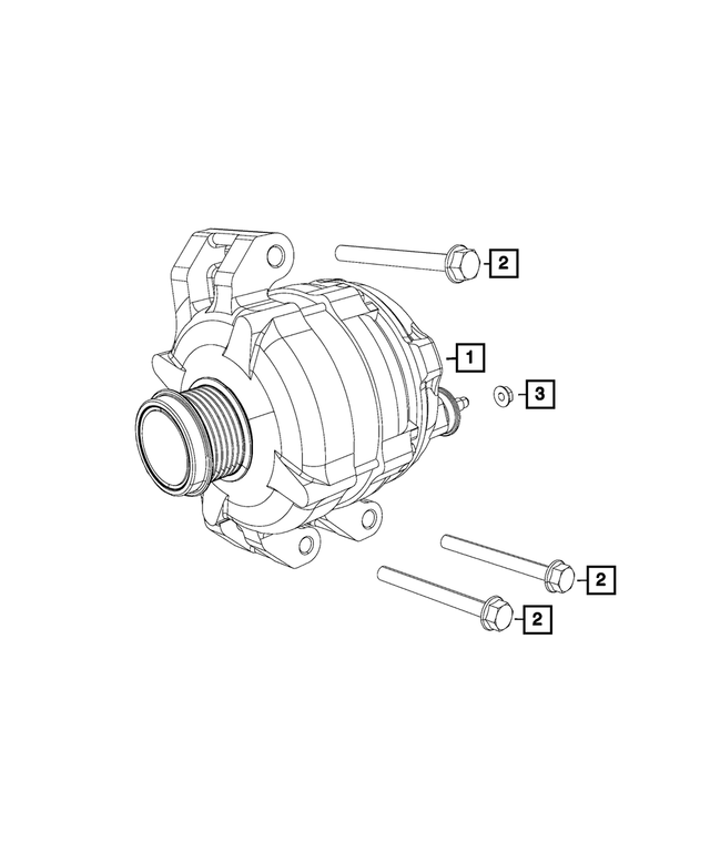 6502720 - Electrical: Hex Flange Lock Nut for Mopar Image image