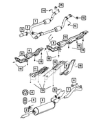 52121296AB - : Exhaust Extension Pipe for Mopar Image