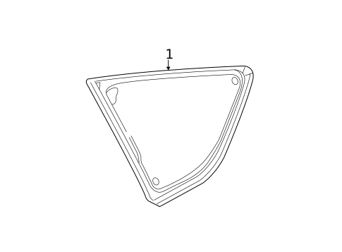 Glass & Hardware for 2018 Toyota RAV4 #0