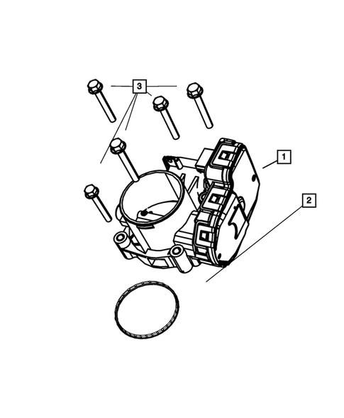 Throttle Body for 2007 Jeep Liberty #0