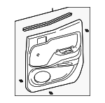 6764004020E1 - Body: Door Trim Panel for Toyota: Tacoma Image