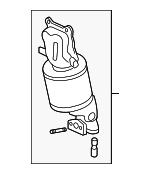 18190RKGA00 - : 2009-2012 Acura RL - Converter, Front Primary for Acura: RL Image
