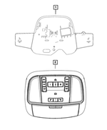 7BG331DAAA - Interior Trim: Overhead Console for Mopar Image