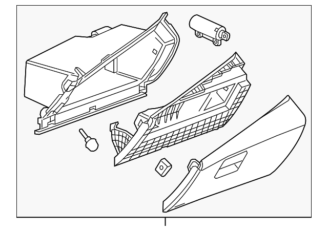 2016-2019 Chevrolet Volt Dark Ash Gray Instrument Panel Compartment ...