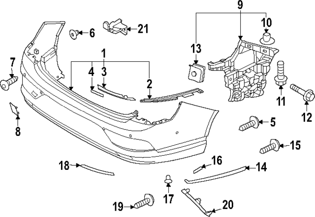 86650JI070AS - : Bumper Cover for Hyundai Image