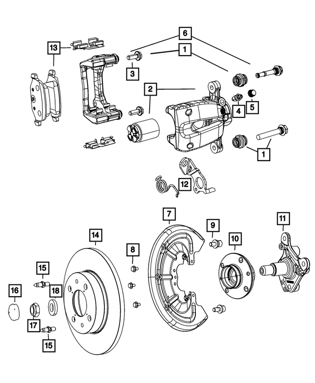68119761AA - Brakes: Bleeder Screw for Mopar Image
