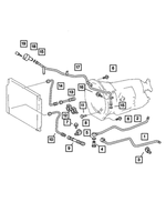 5117855AA - Cooling: Oil Feed Tube for Mopar Image