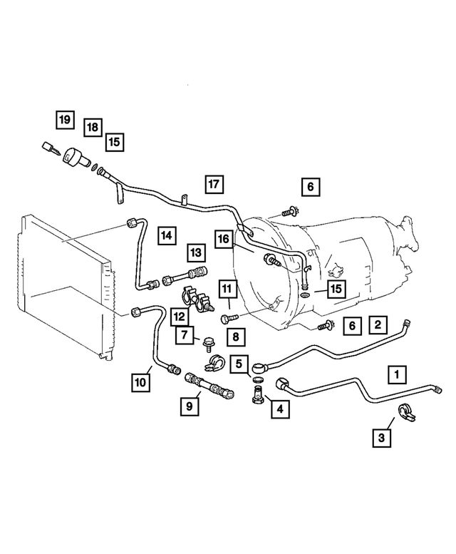 68004880AA - Cooling: Banjo Bolt for Mopar Image