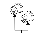 ASB2 - Suspension: Motorcraftâ„¢ Carrier Bushing for Ford Image