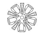 4261A76140 - : Wheel, Alloy for Lexus Image
