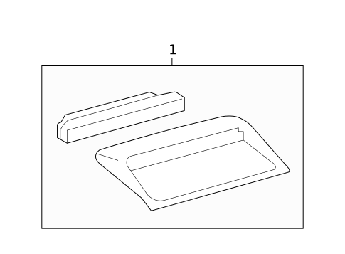 High Mounted Stop Lamp for 2009 Lexus IS350 #0