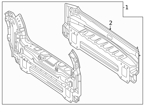 Rear Body for 2021 Mercedes-Benz GLE 53 AMG&reg; SUV #0