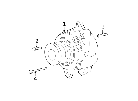 Alternator for 2008 Dodge Durango #0