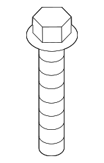 7129905558 - HVAC: Pressure Hose Bolt for BMW Image