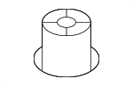9P1201180 - Emission Control: Evaporative Emissions System Leak Detection Pump Grommet for Porsche Image