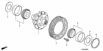 41233PYZ000 - Transmission - Manual: GEAR, FINAL DRIVEN for Acura Image