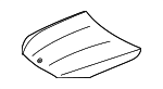 2548809500 - Body: Hood Panel for Mercedes-Benz Image