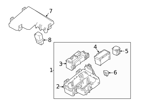 Fuse & Relay for 2021 Nissan LEAF #2