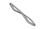 KR9P61B04 - HVAC: Gasket for Mazda Image